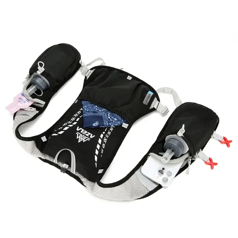 Outdoor Trail Running Backpack Ultralight Women Men Running Race Hydration Vest Marathon Bicycle Bag for Marathon Hiking Cycling