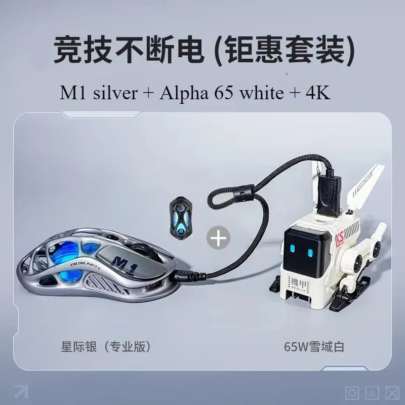 Gravastar M1/M2/Mercury X Pro Mouse Wireless Three Mode Magnesium Alloy Lightweight RGB Hollow Customized E-sports Gamer Mice