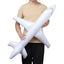 100cm Inflatable Airplane Float Airplane Ball with Inflatable Tube for Outdoor Swimming Outdoor Inflatable Toy For Kids