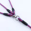 3 Way Couplers Pet Walking Lead 55" Long Nylon Braided Rope Dog Leash For 3 Dogs small dog harness
