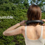 JISULIFE Portable Neck Fan,Hands-Free Bladeless, 5 Speeds,4000 mAh Rechargeable Battery,Twistable Operated Wearable Neckband Fan