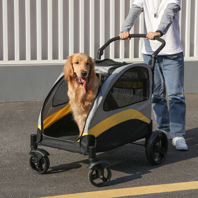 Pet Stroller -good for old or injury dog, 3 sizes, Portable ,Breathable & Foldable