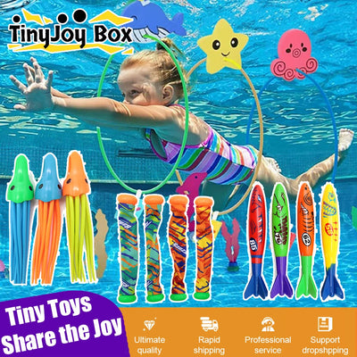 Diving Toys Children's Swimming Pool Treasure Hunt Water Diamond Breath Closure Training Water Suit Underwater Toys for Kid Gift