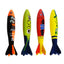 4Pcs/Set Diving Torpedo Underwater Swimming Pool Playing Toy Outdoor Sport Training Tool for Baby Kids Swimming Toy
