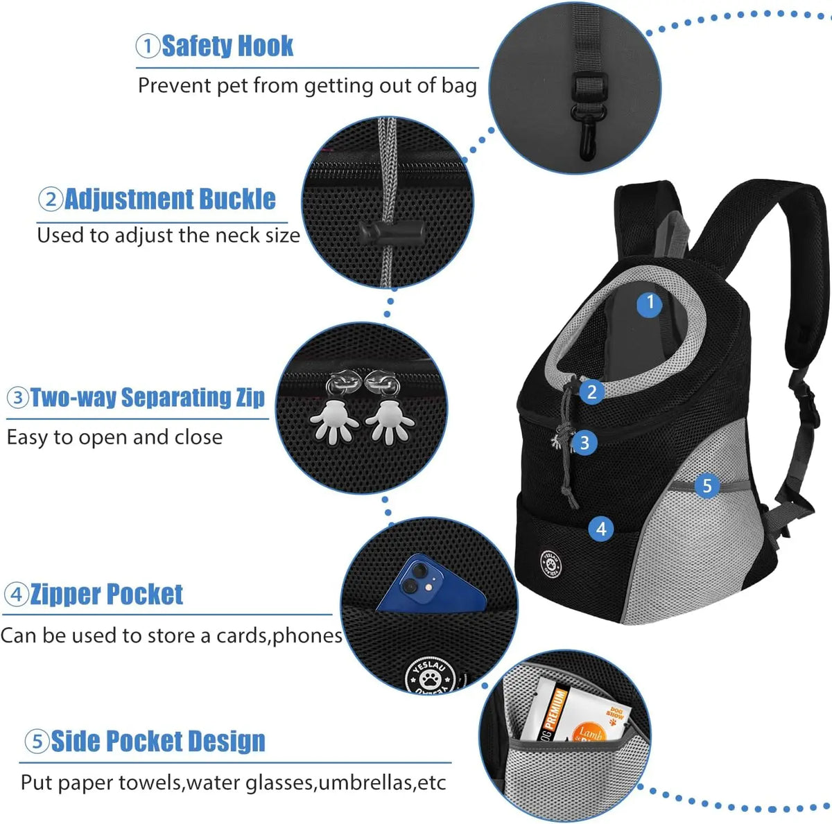 Breathable and Lightweight Backpack