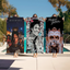 Michael Jackson Beach Towel Cartoon Cute Summer Kids Large Bath Pool Beach Towel Microfiber Absorbent for Swimming Travel