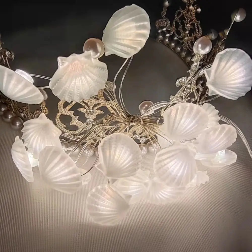 Plastic Lamp Shell String Lights Ocean Series 30 Lights LED Lights Everbright Battery Box Power Supply String Lamp Home/Outdoor