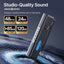 LINK 2 Wireless Lavalier Microphone for Iphone Android DSLR Cameras Smartphone Gaming Youtube Video Recording Streaming