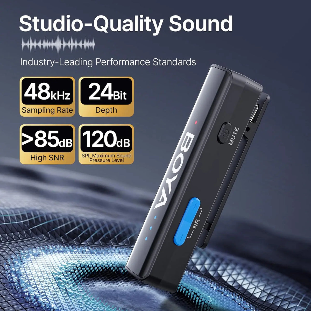 LINK 2 Wireless Lavalier Microphone for Iphone Android DSLR Cameras Smartphone Gaming Youtube Video Recording Streaming