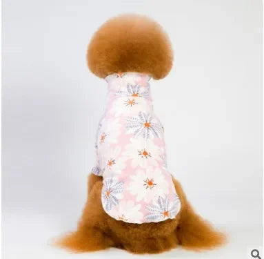 Jacket and Underwear Dog Clothes Autumn and Winter Clothes Small Medium Dog Fleece-lined Thickened Pet Vest Cotton Vest