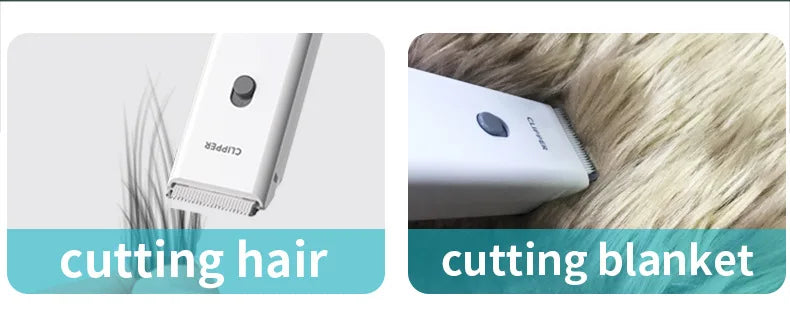 Small Dog Hair Clipper USB Rechargeable Pets Trimmer Cat Shaver Cutting Machine Puppy Carving Grooming Haircut Kit Low Noice
