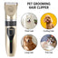 For Rabbit Dog Cat Puppy Grooming Clipper Cutter Pet Hair Clipper Pet Supplies Electric Scissors Haircut Trimmer Shaver Set