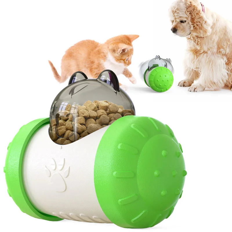 Dog Puzzle Toys Pet Food Interactive Tumbler Slow Feeder Puppy Toy Snack Treat Dispenser for Pet Dog Cat Training Goods for Pets