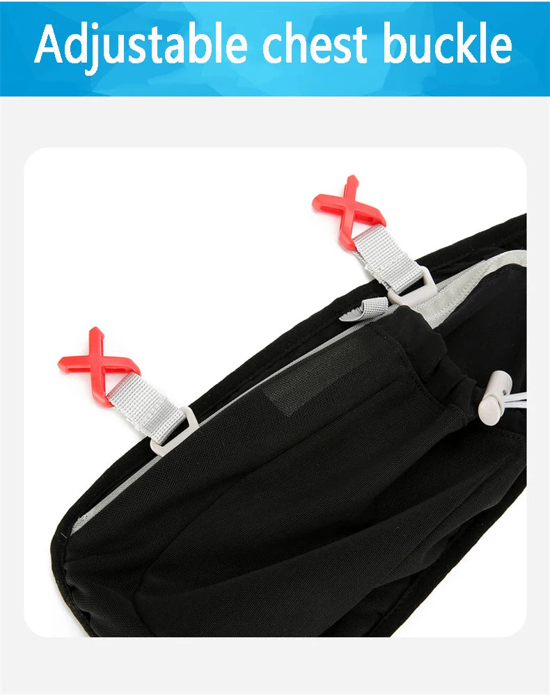Outdoor Trail Running Backpack Ultralight Women Men Running Race Hydration Vest Marathon Bicycle Bag for Marathon Hiking Cycling