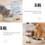 3.8L Dog Automatic Feeders Plastic Water Bottle Cat Bowl Feeding and Drinking Dog Water Dispenser Pet Feeding Bowl Pet Supplies
