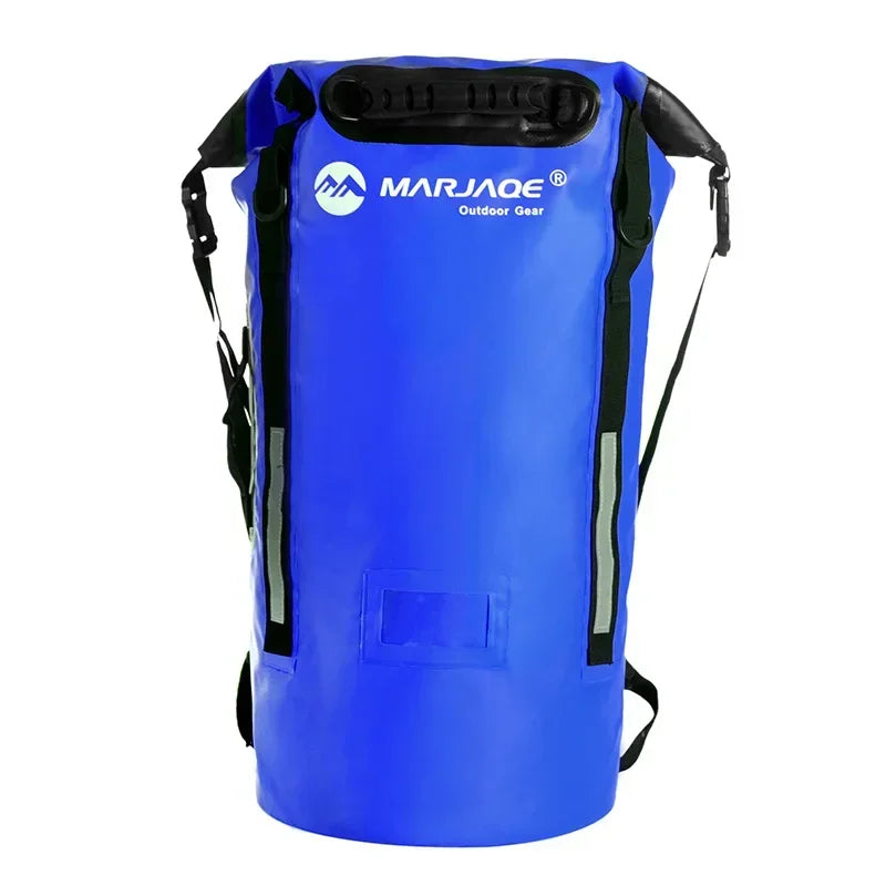 40L Waterproof Outdoor Backpack Dry Swimming Boating Rucksack Storage Pack Roll Top Rafting Kayaking Water Floating Sack