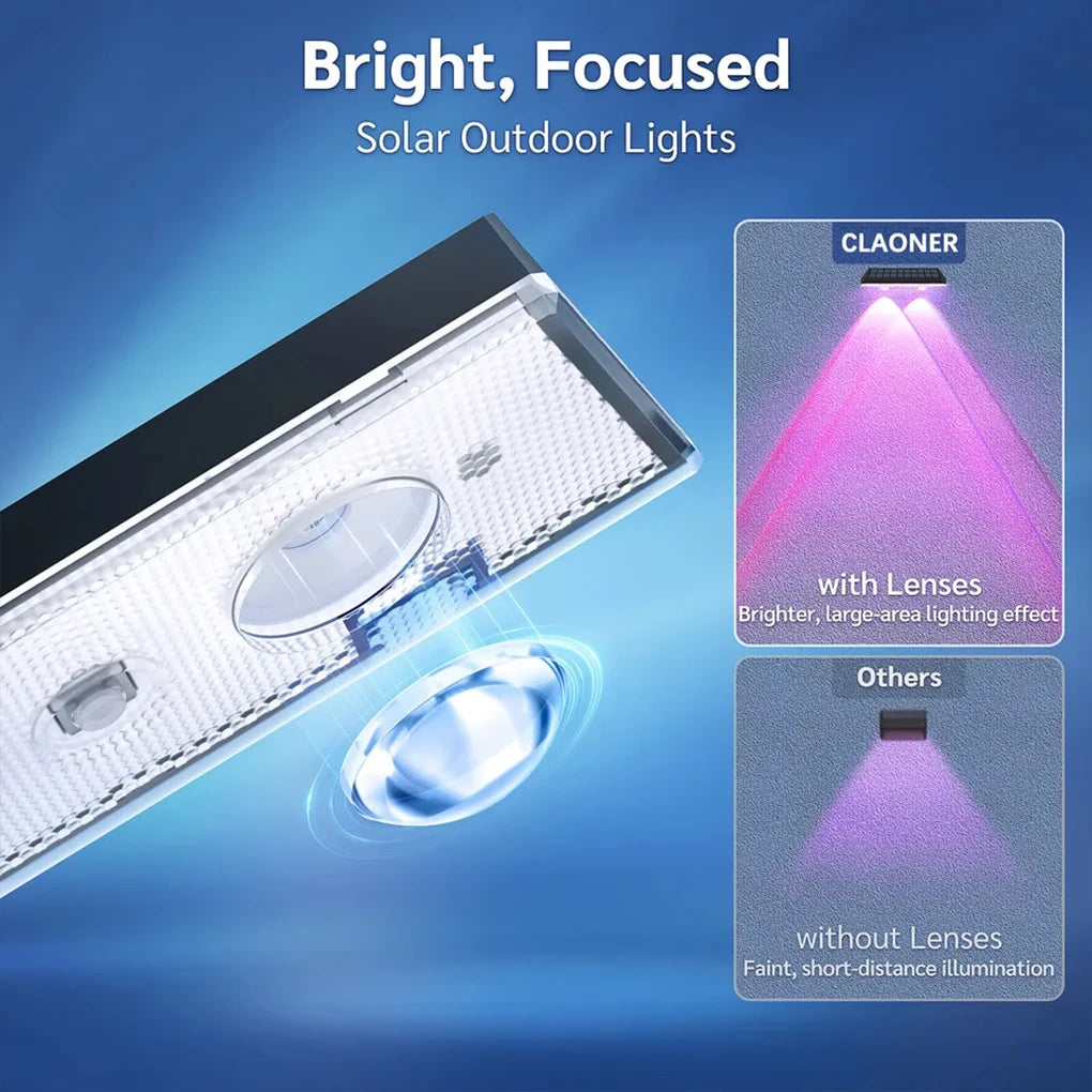 Solar Powered Wall Light For Driveways And Exterior Walls Solar Fence Light Solar Wall Light Outdoor