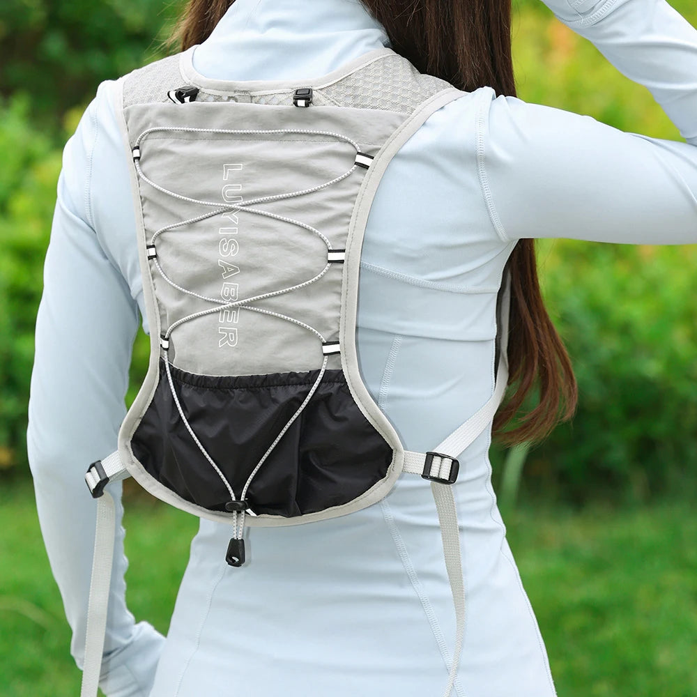 1PCS Hydrated Backpack,5L Running Vest, Hiking Backpack,Suitable for Running, Hiking, Marathon, and Both Men and Women Cycling
