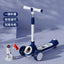 Cycling City Foldable Space Children's Scooter With Seat Push Handle Baby Toy Car Super Load-bearing Music Flash Wheel Scooter