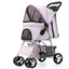 Pet Stroller with Sunroof -Foldable, lightweight, Single Handed, size S M L