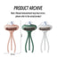 KINSCOTER Stroller Fan Portable Flexible Tripod Clip-on Fan 4 Speed Handheld Personal Fan For Car Seat Crib Bike Treadmill