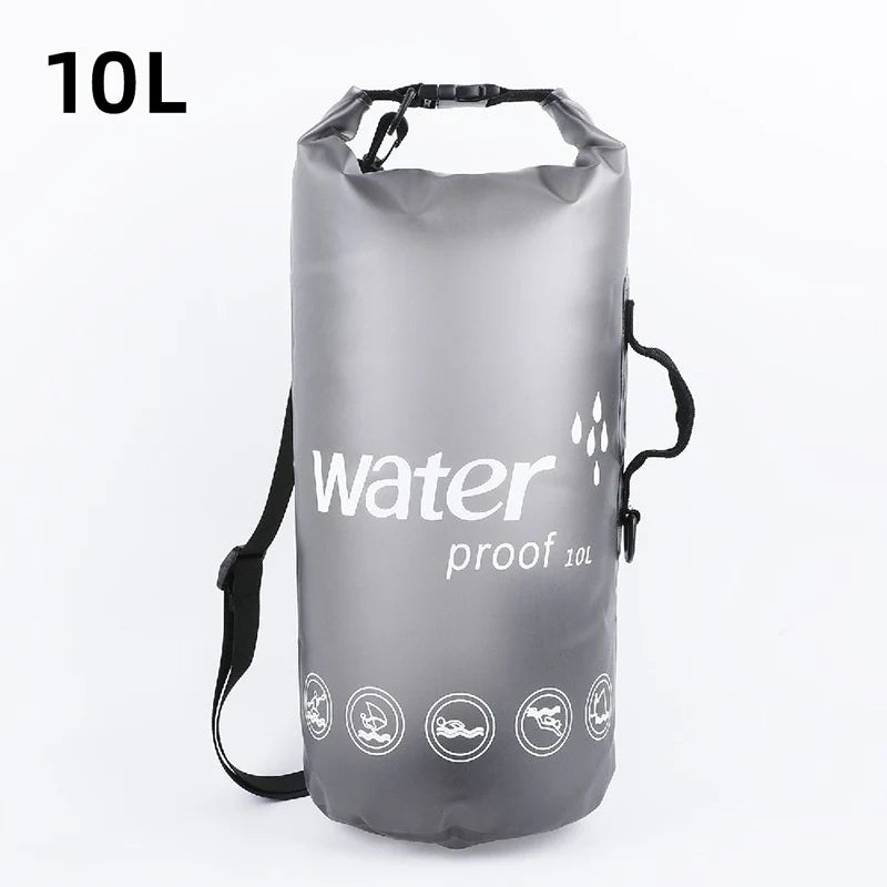 10L 20L PVC Waterproof Bag Boating Swimming Man Women Outdoor Diving Rafting Floating Ocean Water Lightweight Portable Bags