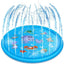 Splash Pad for Dogs Kids Outdoor Water Play Mat Sprinkler Toy Non-Slip Dog Pool Summer Backyard Fun Durable Pet Water Mat