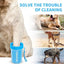New Sustainable Durable Drop-Resistant Pet Foot Brush Cleaner Cup Quick Rubber and Plastic Cup for Dog Walking and Washing
