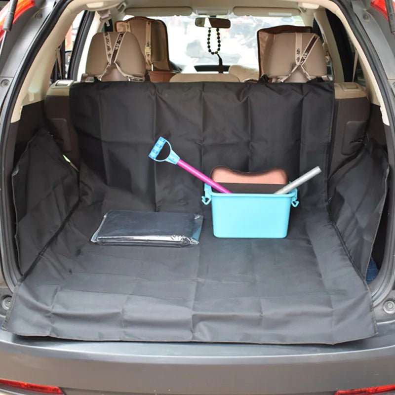 Car Boot Liner Protector For Dog Nonslip Waterproof Pet Cargo Cover Anti-Scratch Tear-Resistan Trunk Cover Mat Travel Universal
