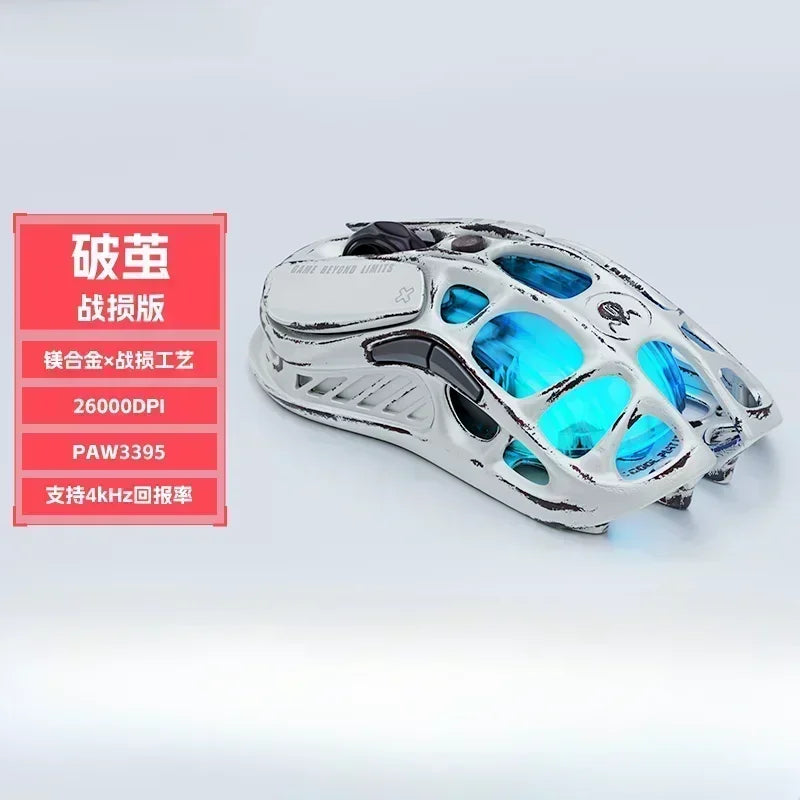 Gravastar M1/M2/Mercury X Pro Mouse Wireless Three Mode Magnesium Alloy Lightweight RGB Hollow Customized E-sports Gamer Mice