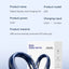 Portable Neck Fans for Outdoors Sports Rechargeable USB Mini Air Conditioner Fan Bladeless Neck-hanging Cooling Fan Air Cooler