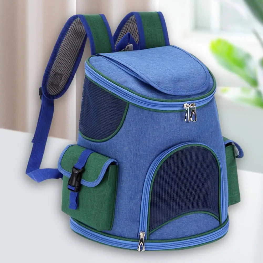 Stylish Pet Carrier Backpack - Anti-Scratch Outdoor Bag