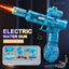 Electric Water Gun Outdoor Toys LED Light Sound Effects Flame Spray High Pressure High Speed Squirt Gun for Kids Adults Summer