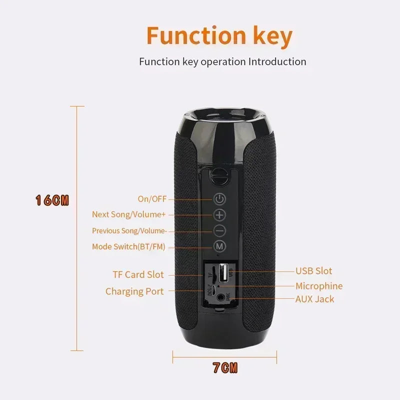 Portable Speaker, IPX5 , Bluetooth