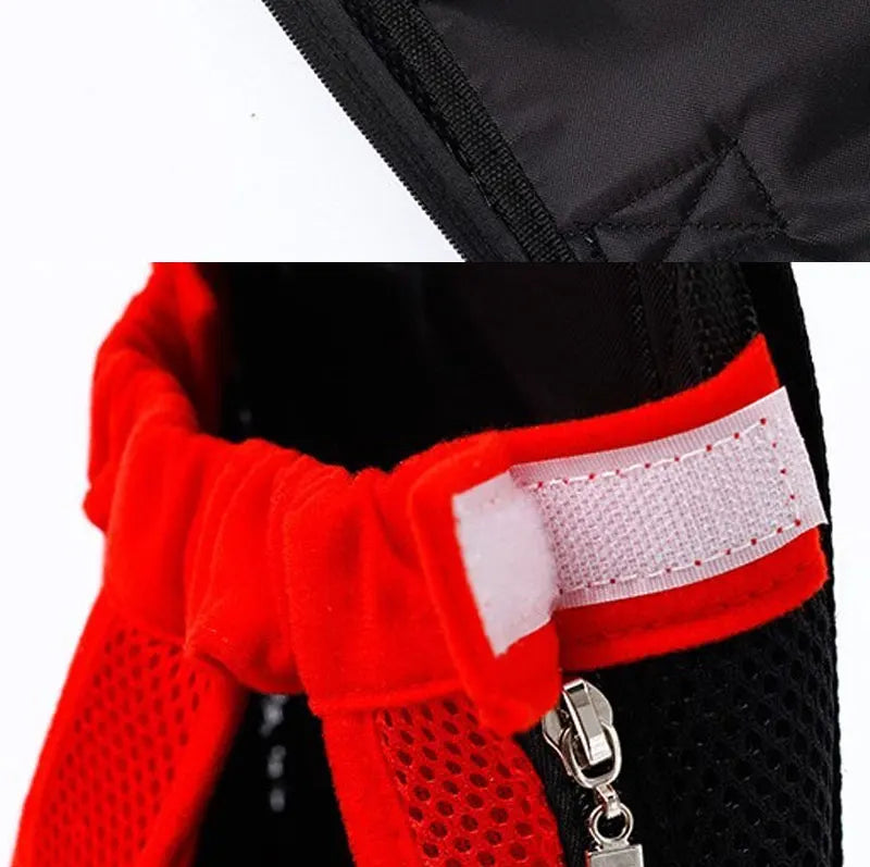 Adjustable Dog Front Carrier Legs Out Dog Breathable Portable Travel Pet Dog Carrier Backpack Mesh Carrier for Dog Cats Outdoor