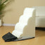 Pet 3 Step Stair Dog/Cat Ramp Ladder High Elasticity Sponge Dogs Sofa Removable and Washable Training Pet Non-Slip Ramp Stairs