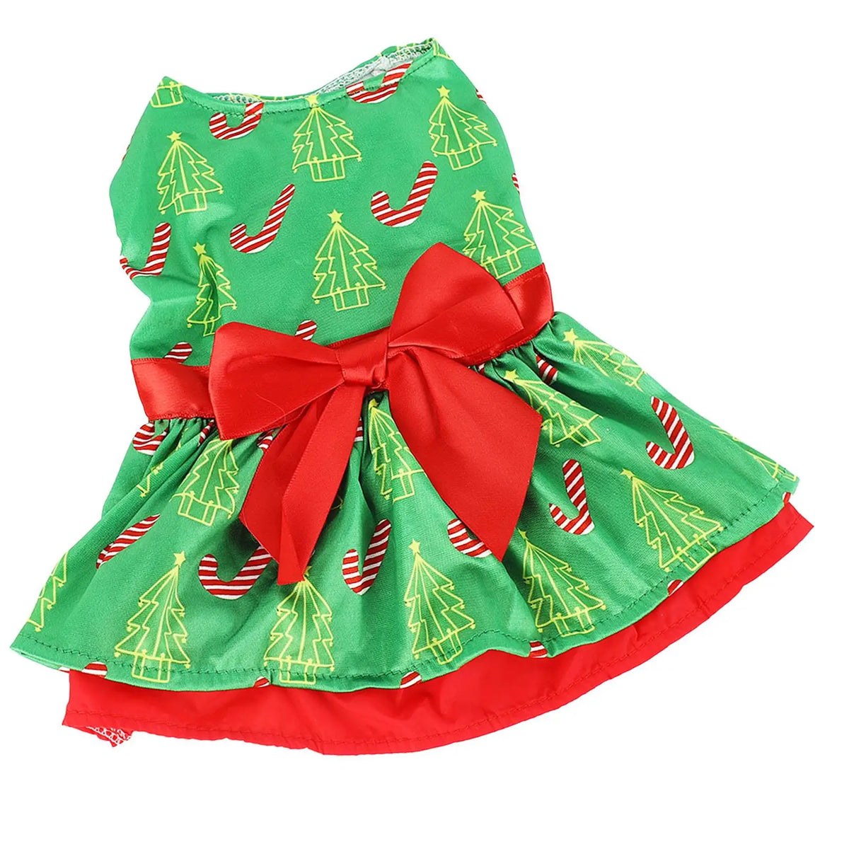 Adorable for christmas Tree Dog Dress - Cute Outfit for Puppies - Perfect for Parties & Daily Wear