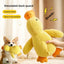 Dog Toy Plush Companion Sleeping Duck Anti Biting Molar Cleaning Relief Boring Duck Sound Pet Toy