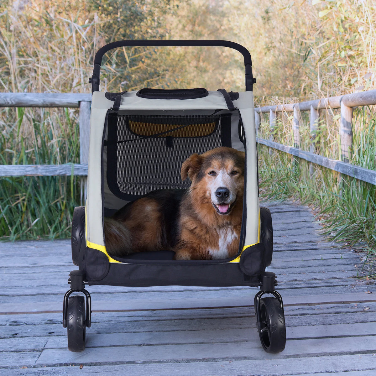 Pet Stroller -good for old or injury dog, 3 sizes, Portable ,Breathable & Foldable
