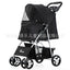 Pet Stroller with Sunroof -Foldable, lightweight, Single Handed, size S M L