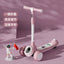 Cycling City Foldable Space Children's Scooter With Seat Push Handle Baby Toy Car Super Load-bearing Music Flash Wheel Scooter