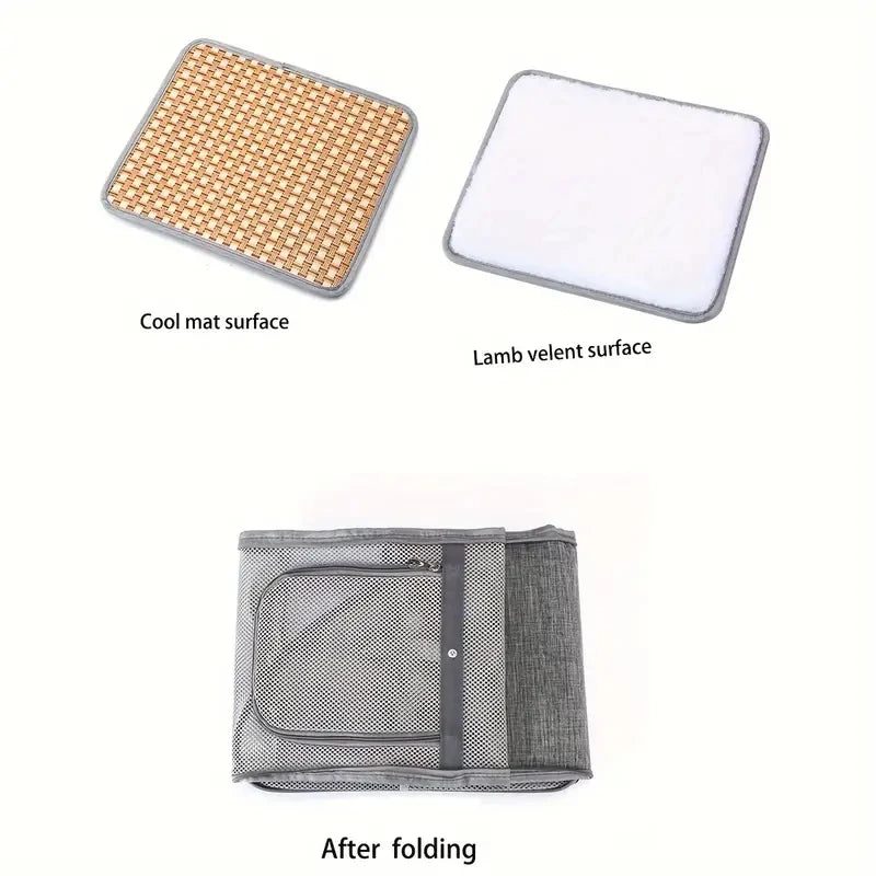 Mesh Breathable Double Shoulder Pet Backpack