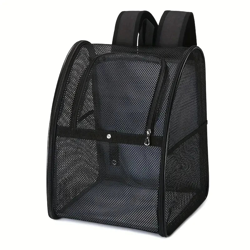 Mesh Breathable Double Shoulder Pet Backpack
