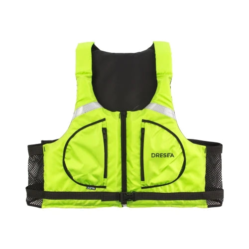 Kayak Life Vest for Men, Zippered Pockets, Reflector Whistle, Fishing Jacket, Buoyancy Aids for Adults, 120 kg