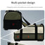 PUUROF Cat bag Going out portable warm dog bag Cat bag Shoulder carrier Cat car pet suitcase Pet backpack