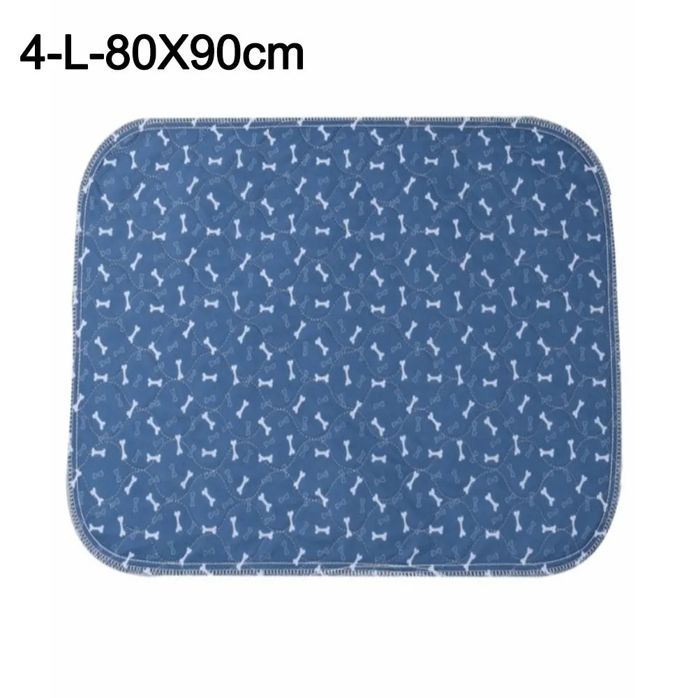 Absorbing Pad Waterproof Puppy Pee Pad Reusable Fast Absorbing Pet Bed Mat Soft Non-slip Dog Urine Pad Pet Training