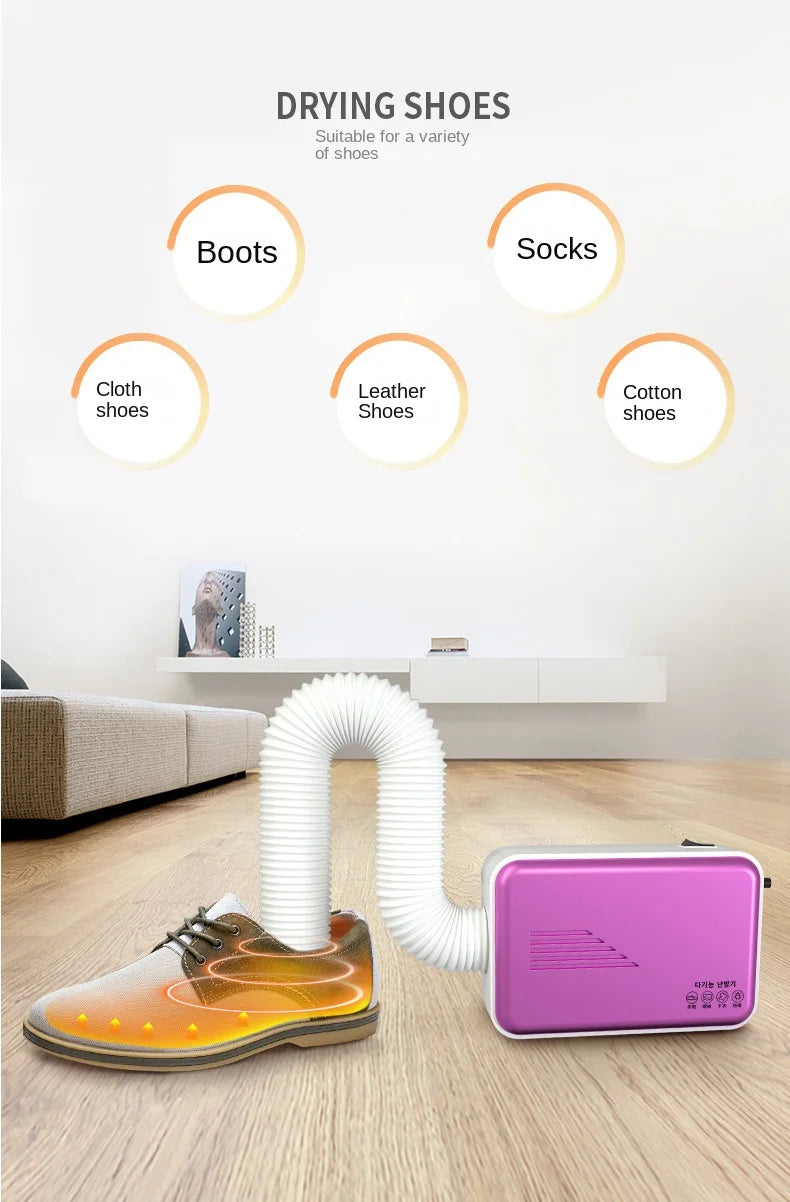 110V Pet Dryer Machine 3-in-1 - Portable Low Noise Hair Dryer & Heater for Dogs/Cats, CE/FCC Certified with Overheat Protection
