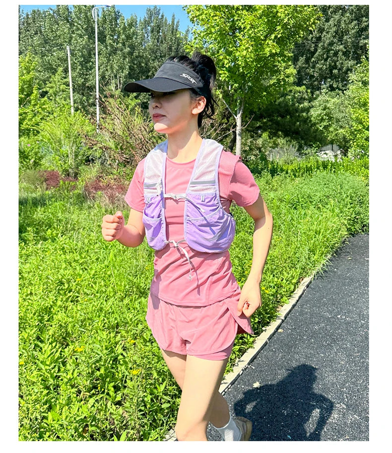 Lightweight Running Backpack Hydration Vest Suitable for Bicycle Men Women Marathon Hiking Ultra-light Portable 2L 500ml Kettles