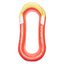 Inflatable Float Hammock floaties for adults Perfect for Poolside Lounging Swimming Pool Loungers Beds Foldable Striped Parties
