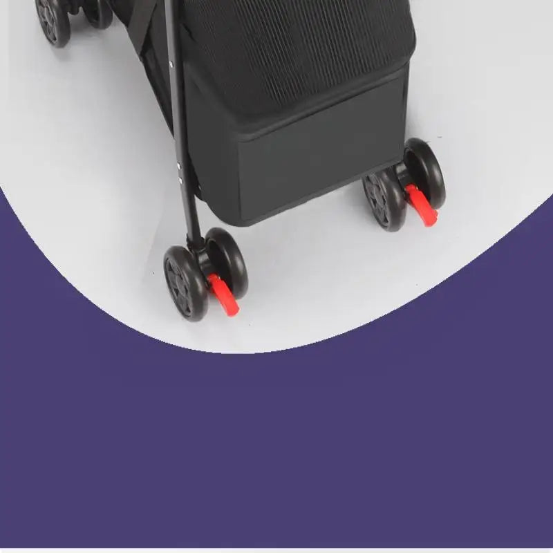 Foldable Pet Stroller - Perfect for Small Dogs, & Puppies